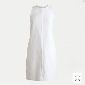 J Crew White Denim Dress